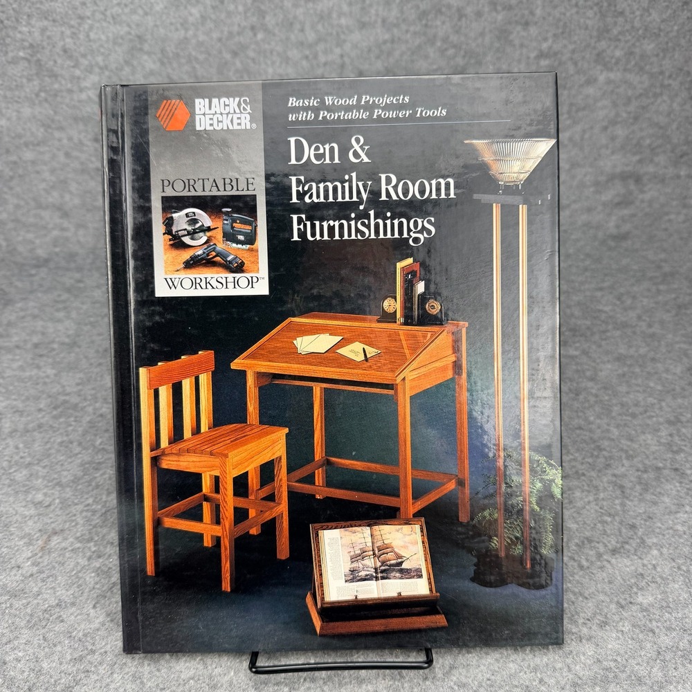 Black & Decker Portable Workshop Den & Family Room Furnishings Book 1996